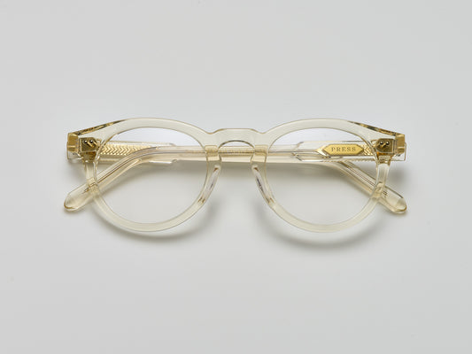 The Chairman Optical Vintage Crystal / Gold - TI008 #color_vintage-crystal-gold-ti008