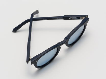 The Chairman Matte Navy / Silver - TI014 #color_matte-navy-silver-ti014