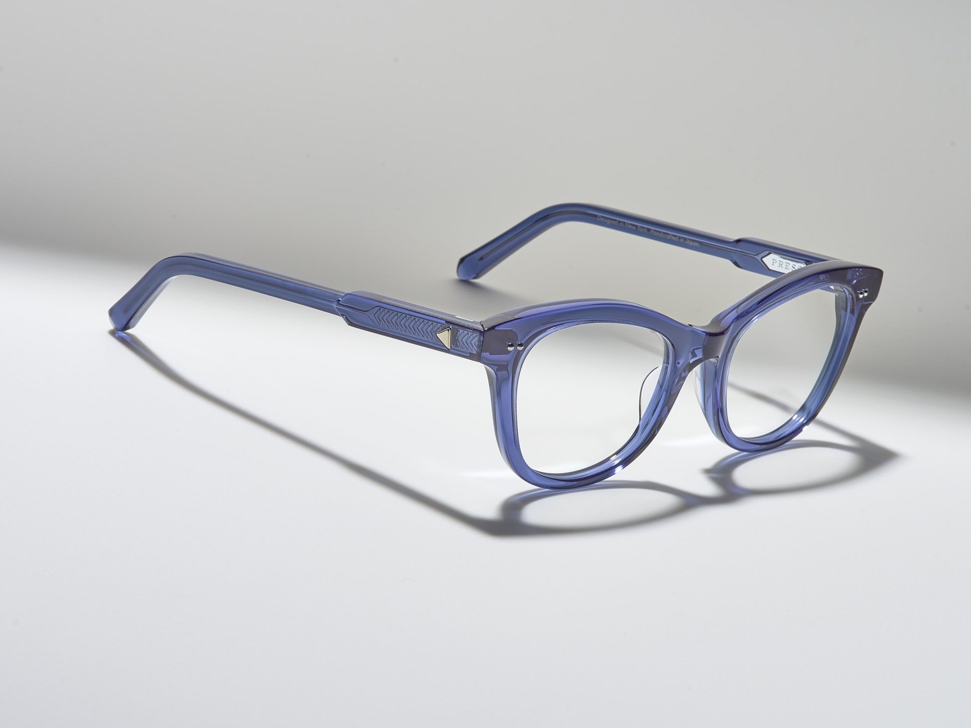 The Charade Optical Blue Crystal / Silver - TI002 #color_blue-crystal-silver-ti002