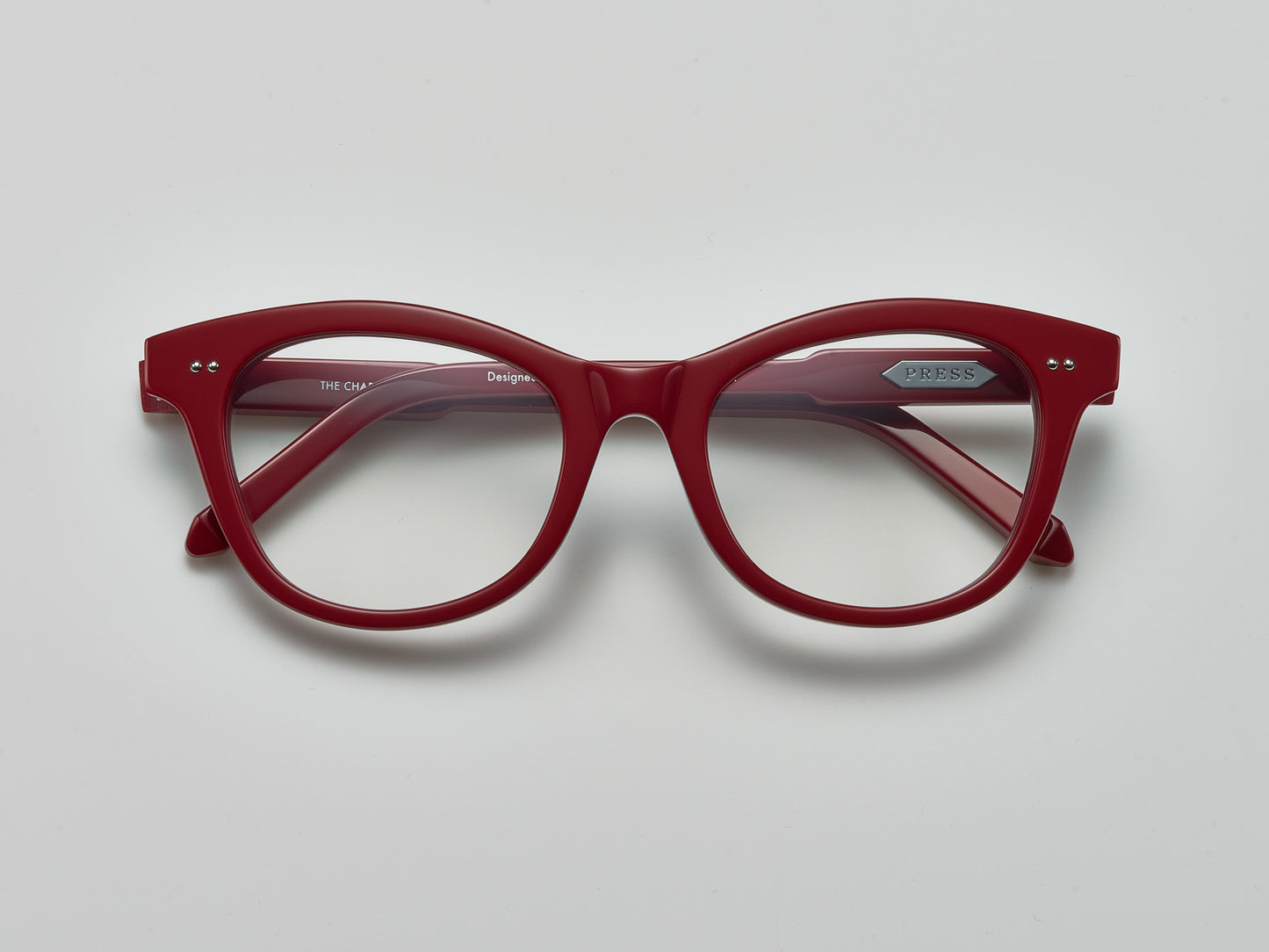 The Charade Optical Red / Silver - TI007 #color_red-silver-ti007
