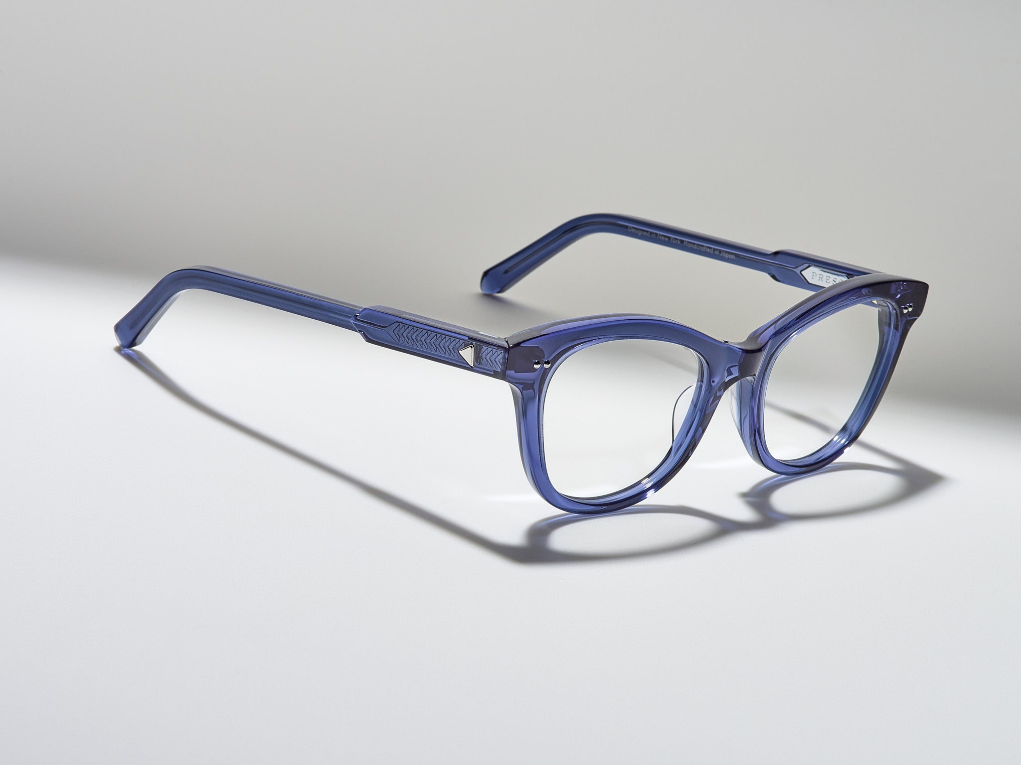 The Charade Optical Blue Crystal / Silver - TI002 #color_blue-crystal-silver-ti002
