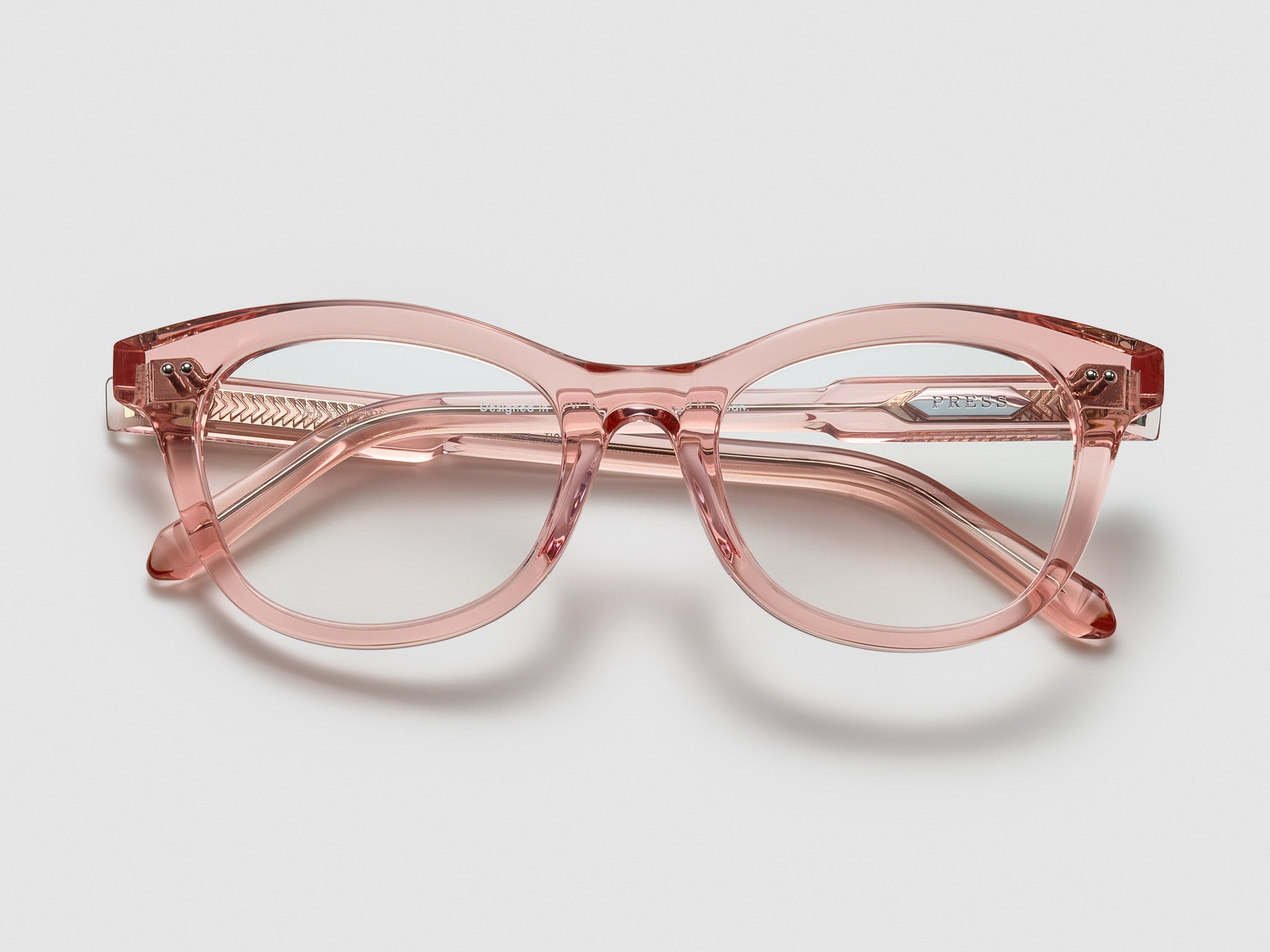 The Charade Optical Rose Crystal / Silver - TI006 #color_rose-crystal-silver-ti006