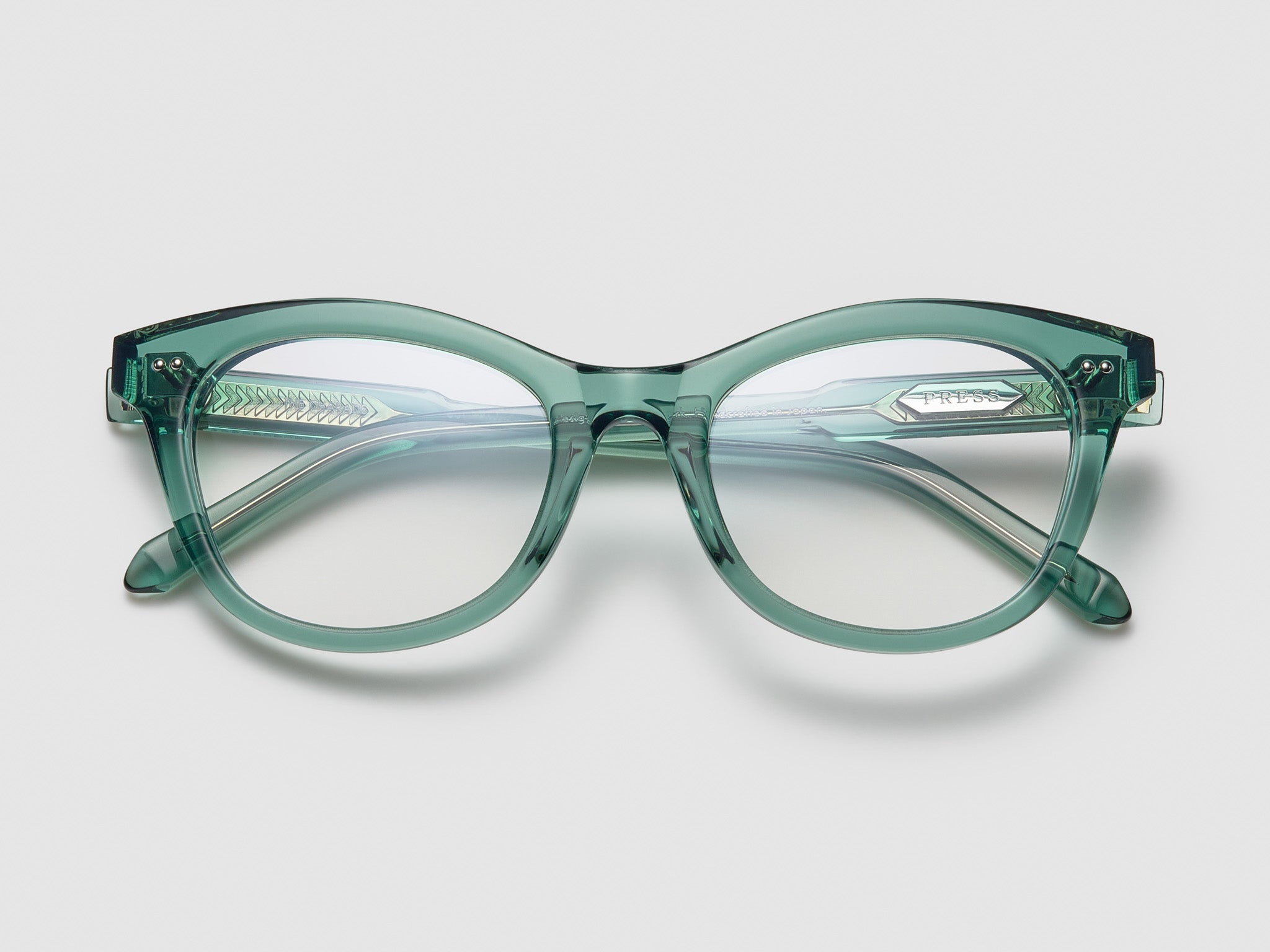The Charade Optical Moss / Silver - TI010 #color_moss-silver-ti010