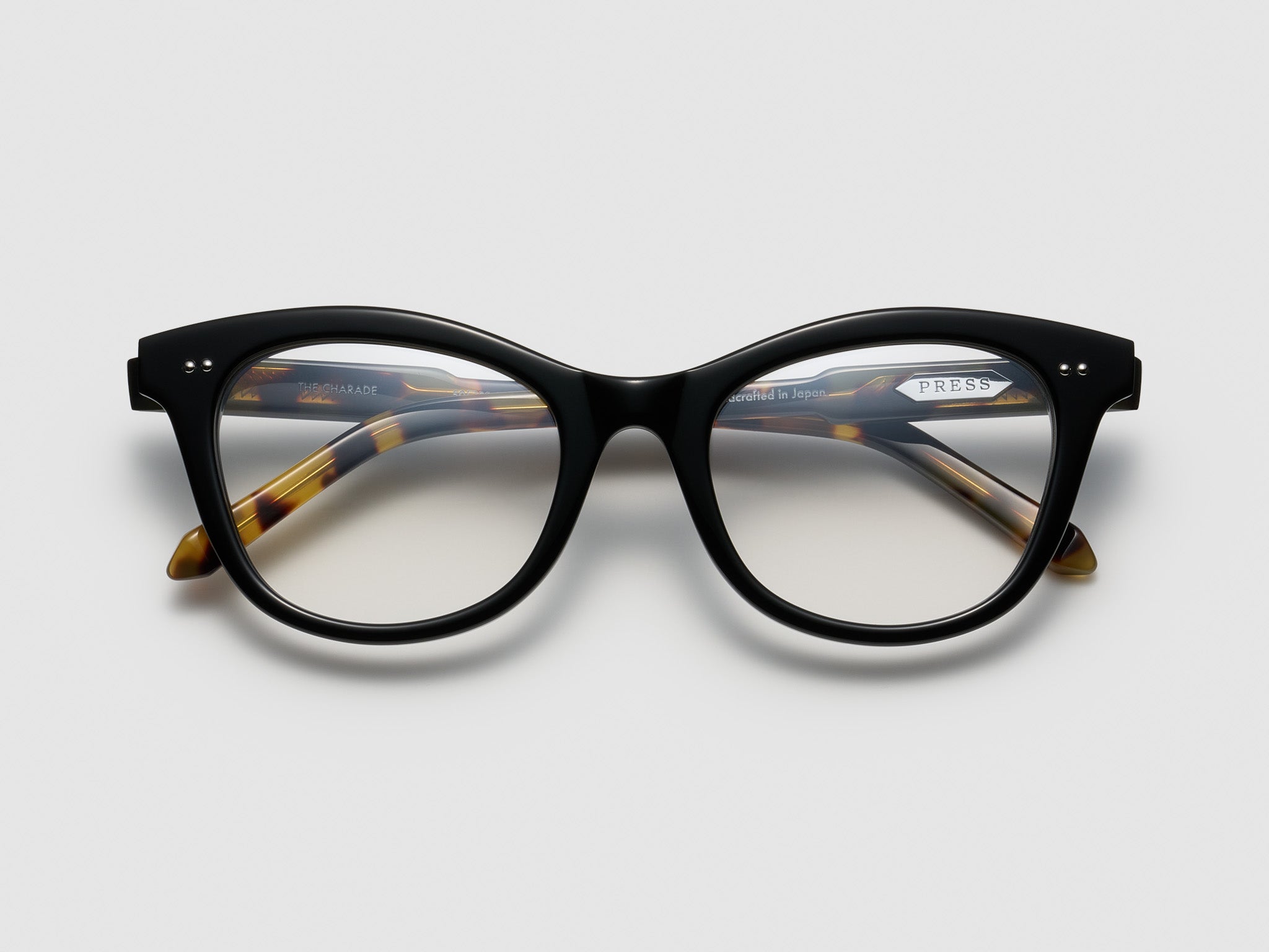 The Charade Optical Black Tortoise / Silver - TI015 #color_black-tortoise-silver-ti015