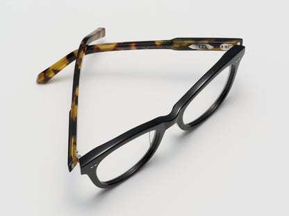 The Charade Optical Black Tortoise / Silver - TI015 #color_black-tortoise-silver-ti015
