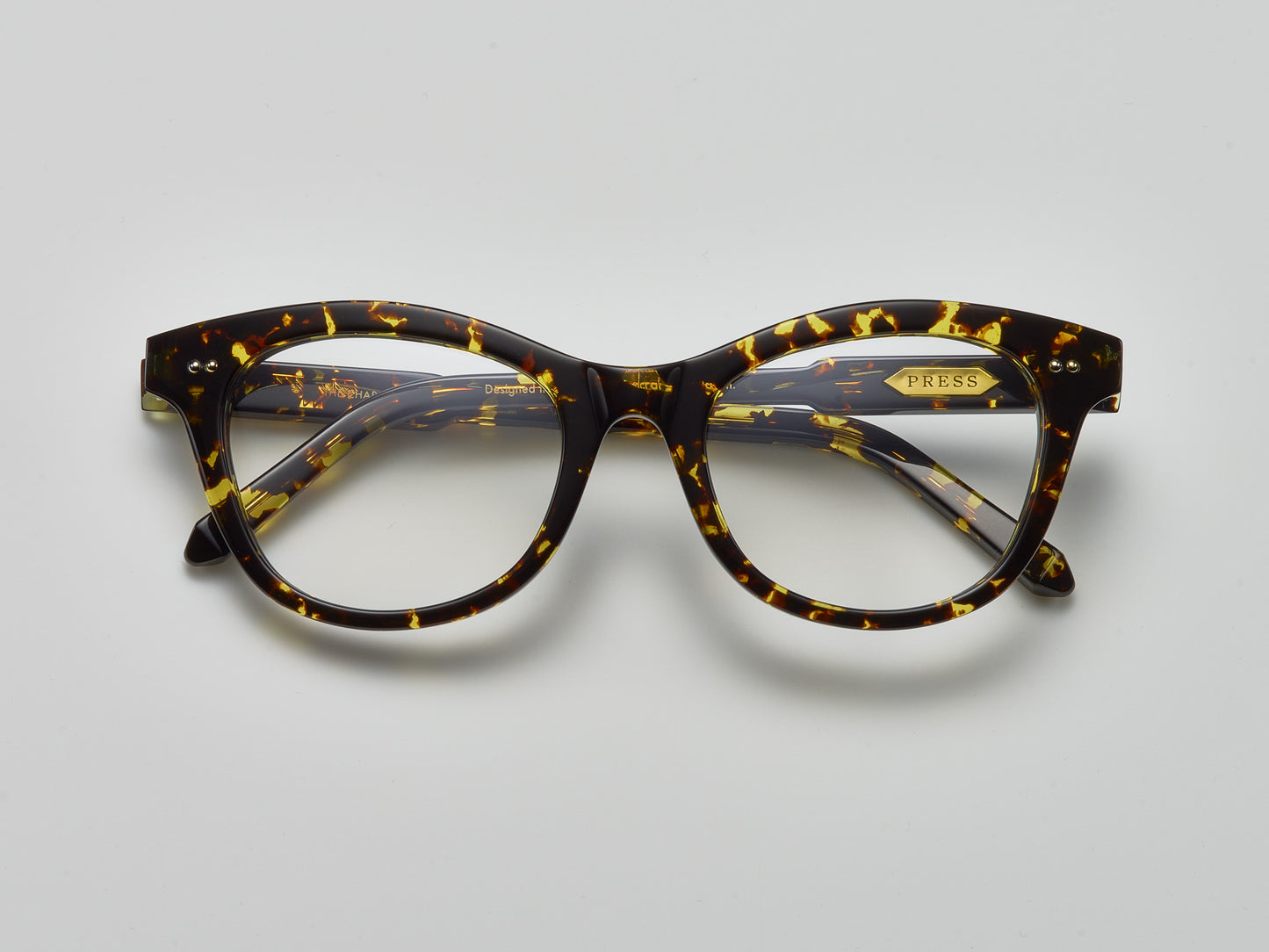 The Charade Optical Tokyo Tortoise / Gold - TI004 #color_tokyo-tortoise-gold-ti004