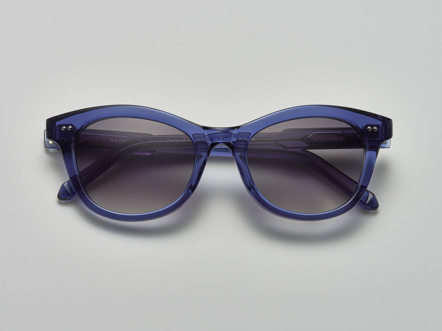 The Charade Blue Crystal / Silver - TI002 #color_blue-crystal-silver-ti002