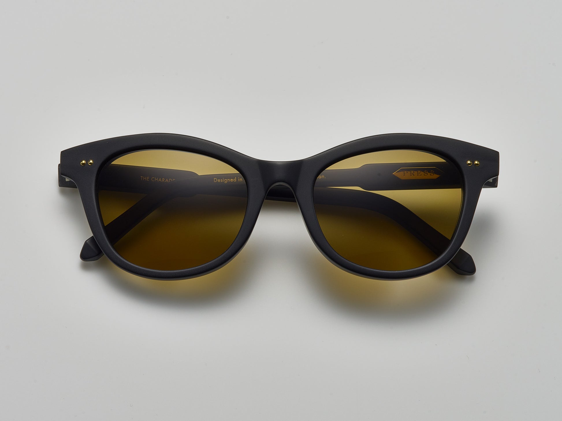 The Charade Matte Black / Gold - TI001 #color_matte-black-gold-ti001