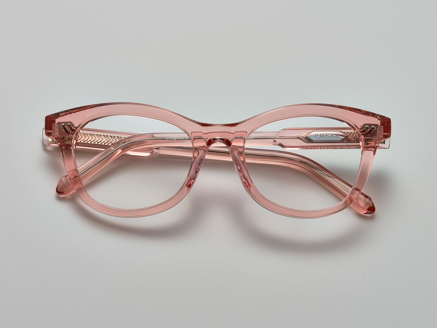The Charade Optical Rose Crystal / Silver - TI006 #color_rose-crystal-silver-ti006
