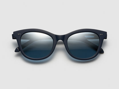 The Charade Matte Navy / Silver - TI014 #color_matte-navy-silver-ti014