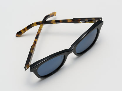 The Charade Black Tortoise / Silver - TI015 #color_black-tortoise-silver-ti015