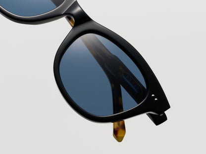 The Charade Black Tortoise / Silver - TI015 #color_black-tortoise-silver-ti015