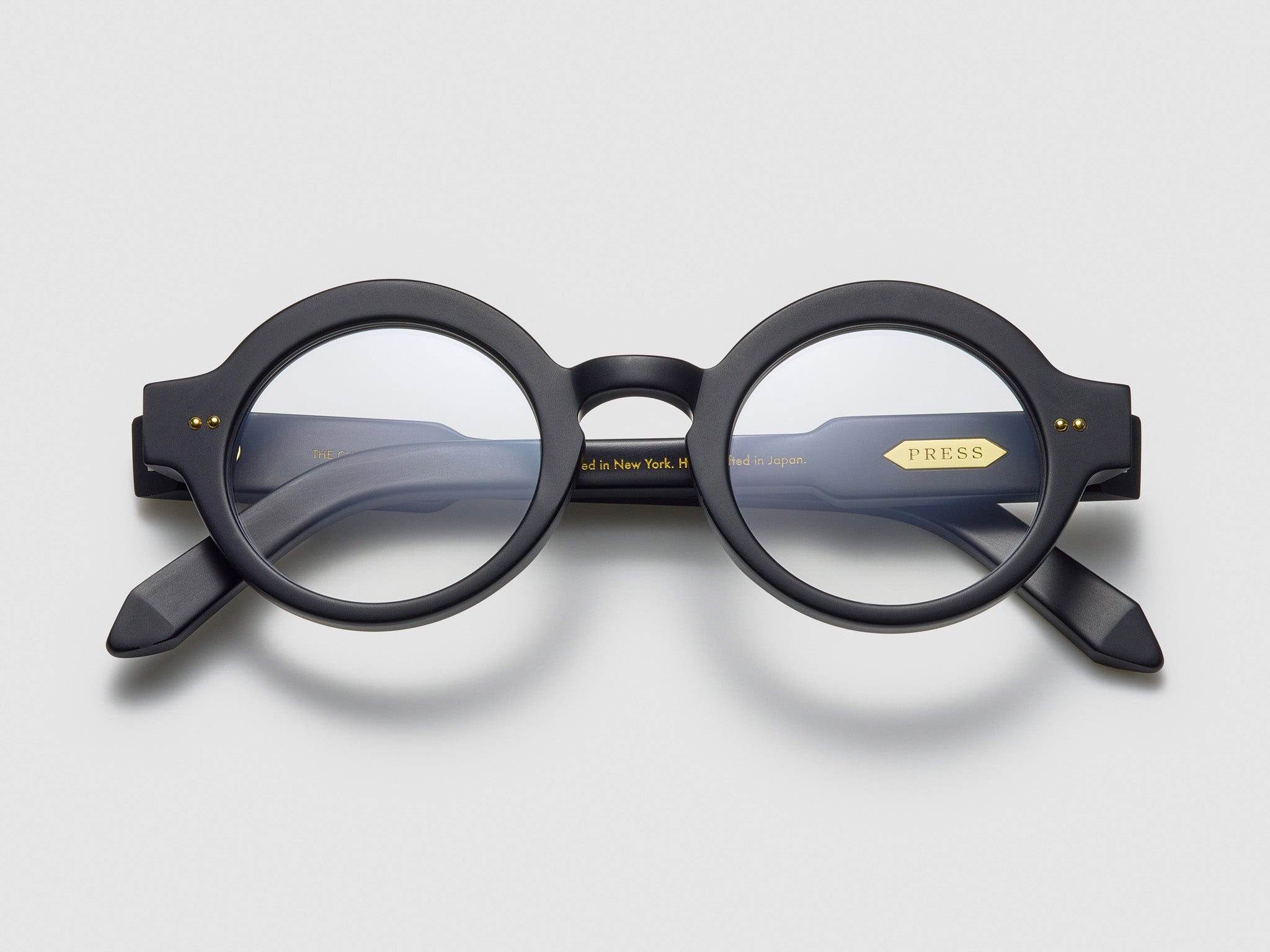The Chic Optical Matte Black / Gold - TI001 #color_matte-black-gold-ti001