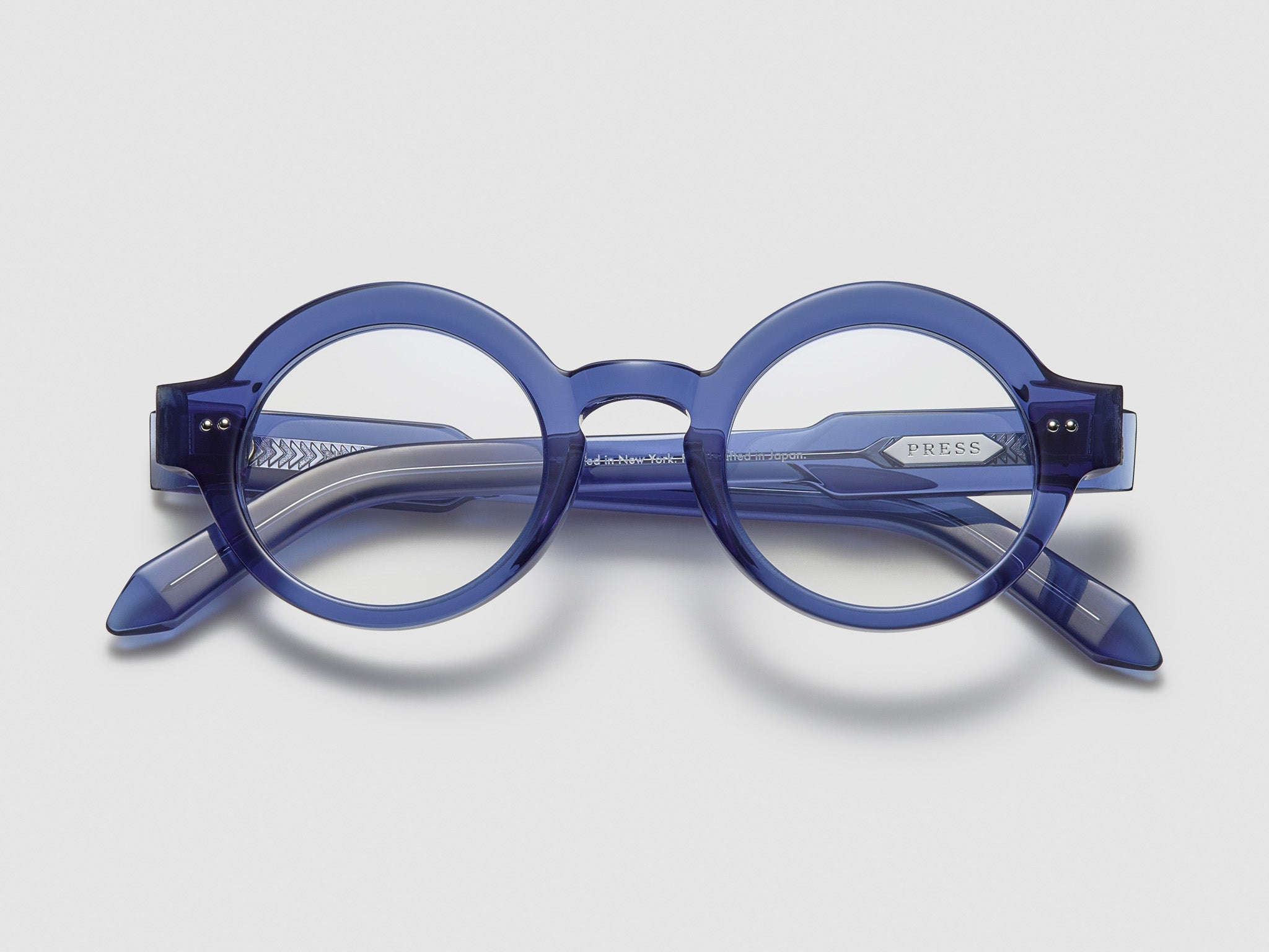 The Chic Optical Blue Crystal / Silver - TI002 #color_blue-crystal-silver-ti002