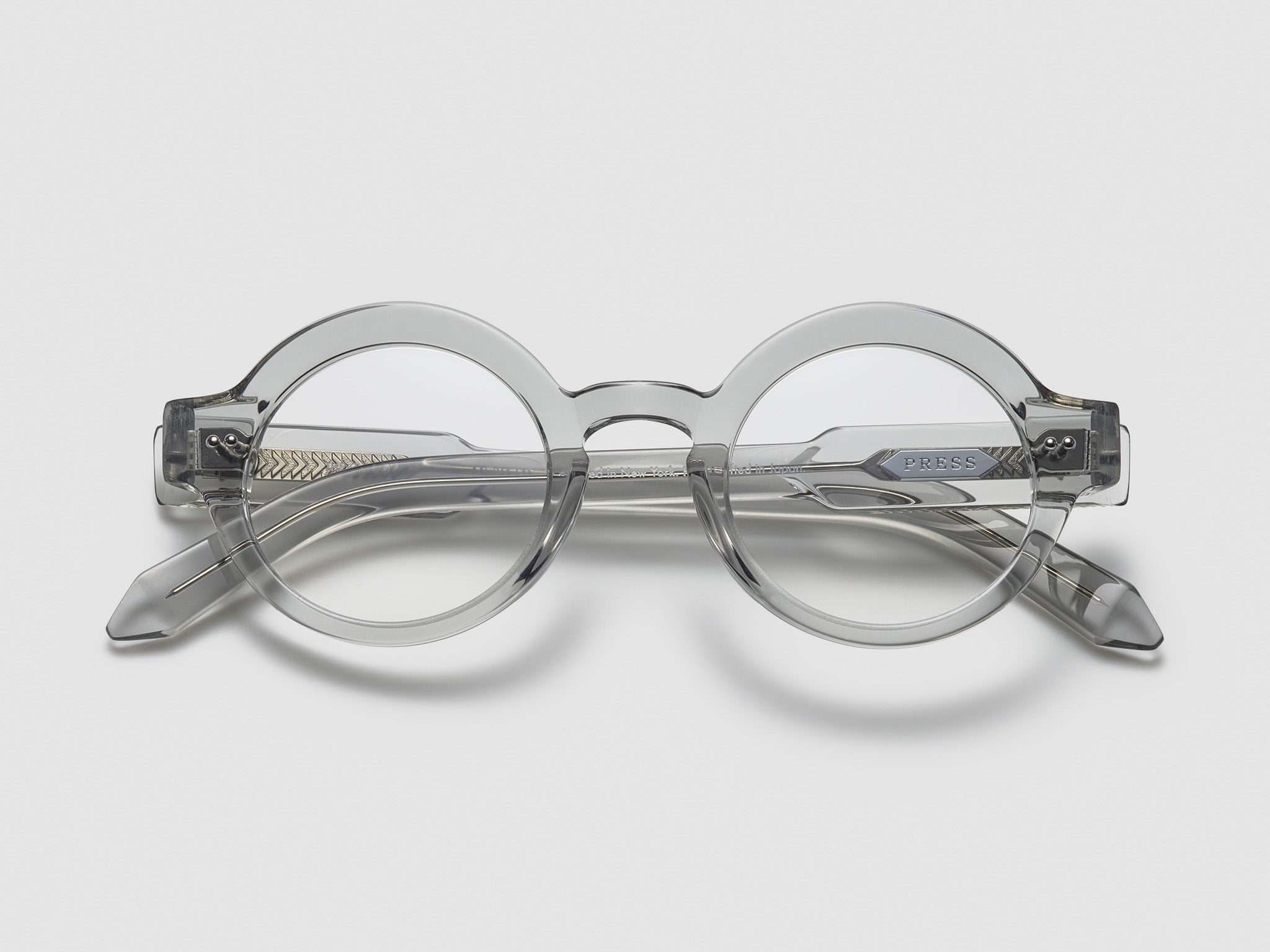 The Chic Optical Smoke Crystal / Silver - TI009 #color_smoke-crystal-silver-ti009
