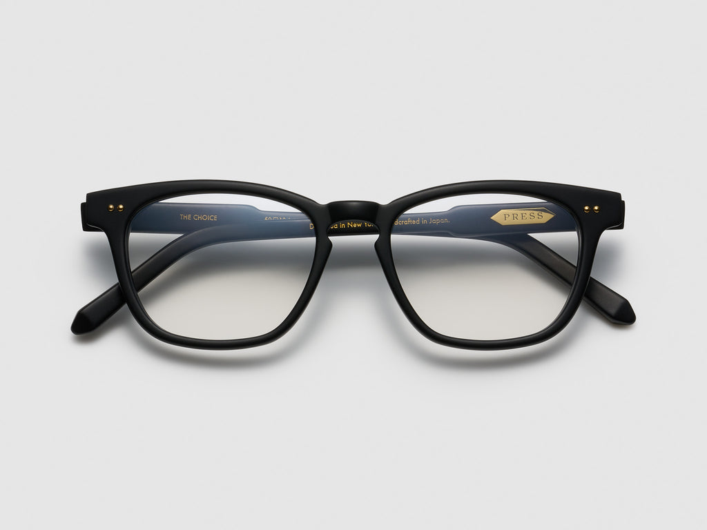 The Choice Optical Matte Black / Gold - TI001 #color_matte-black-gold-ti001