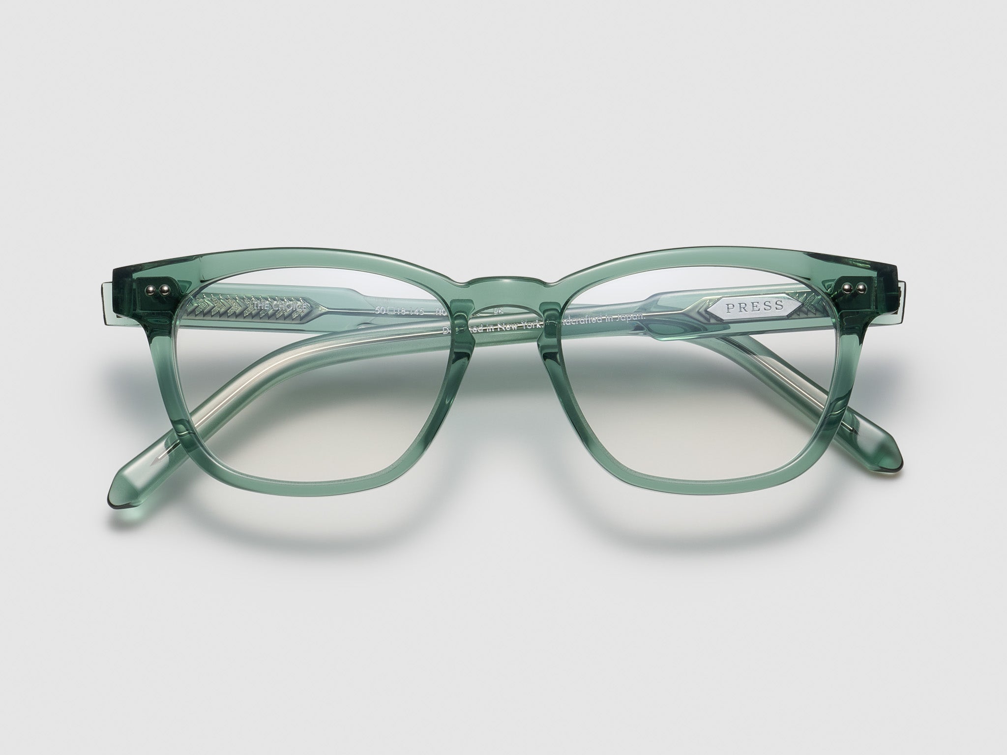 The Choice Optical Moss / Silver - TI010 #color_moss-silver-ti010