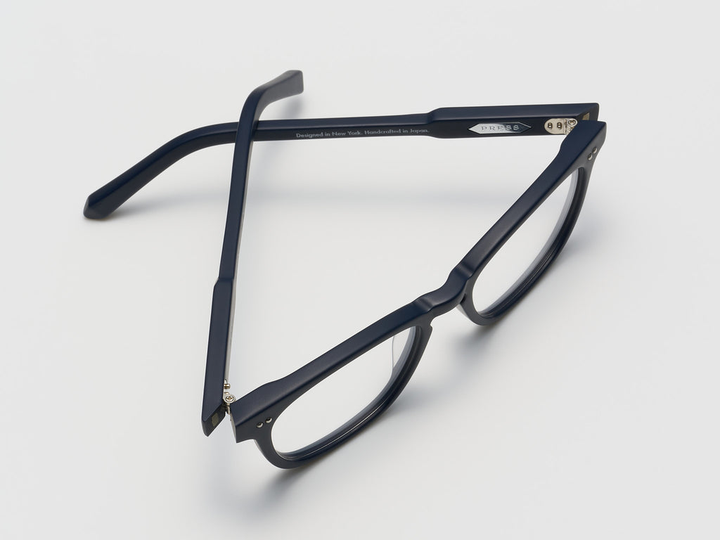 The Choice Optical Matte Navy / Silver - TI014 #color_matte-navy-silver-ti014