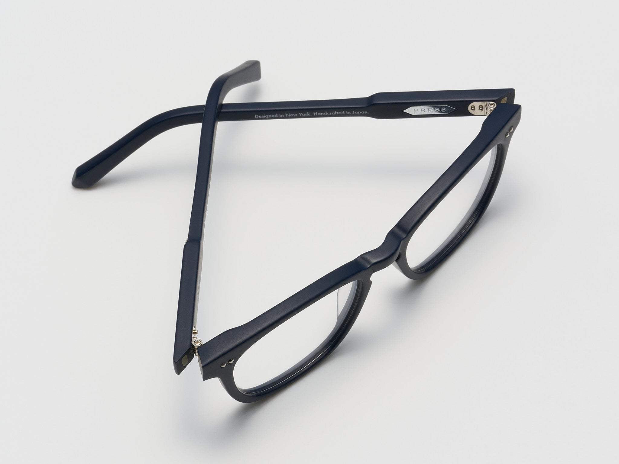 The Choice Optical Matte Navy / Silver - TI014 #color_matte-navy-silver-ti014