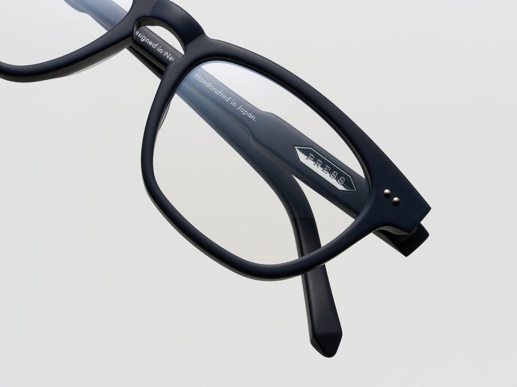 The Choice Optical Matte Navy / Silver - TI014 #color_matte-navy-silver-ti014