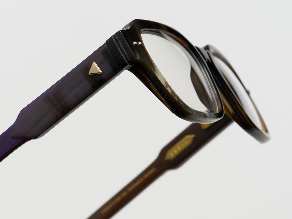 The Face Horn Optical Slate Plum - JP039 #color_slate-plum-jp039