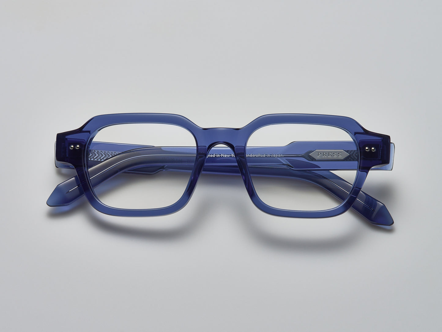 The Face Optical Blue Crystal / Silver - TI002 #color_blue-crystal-silver-ti002