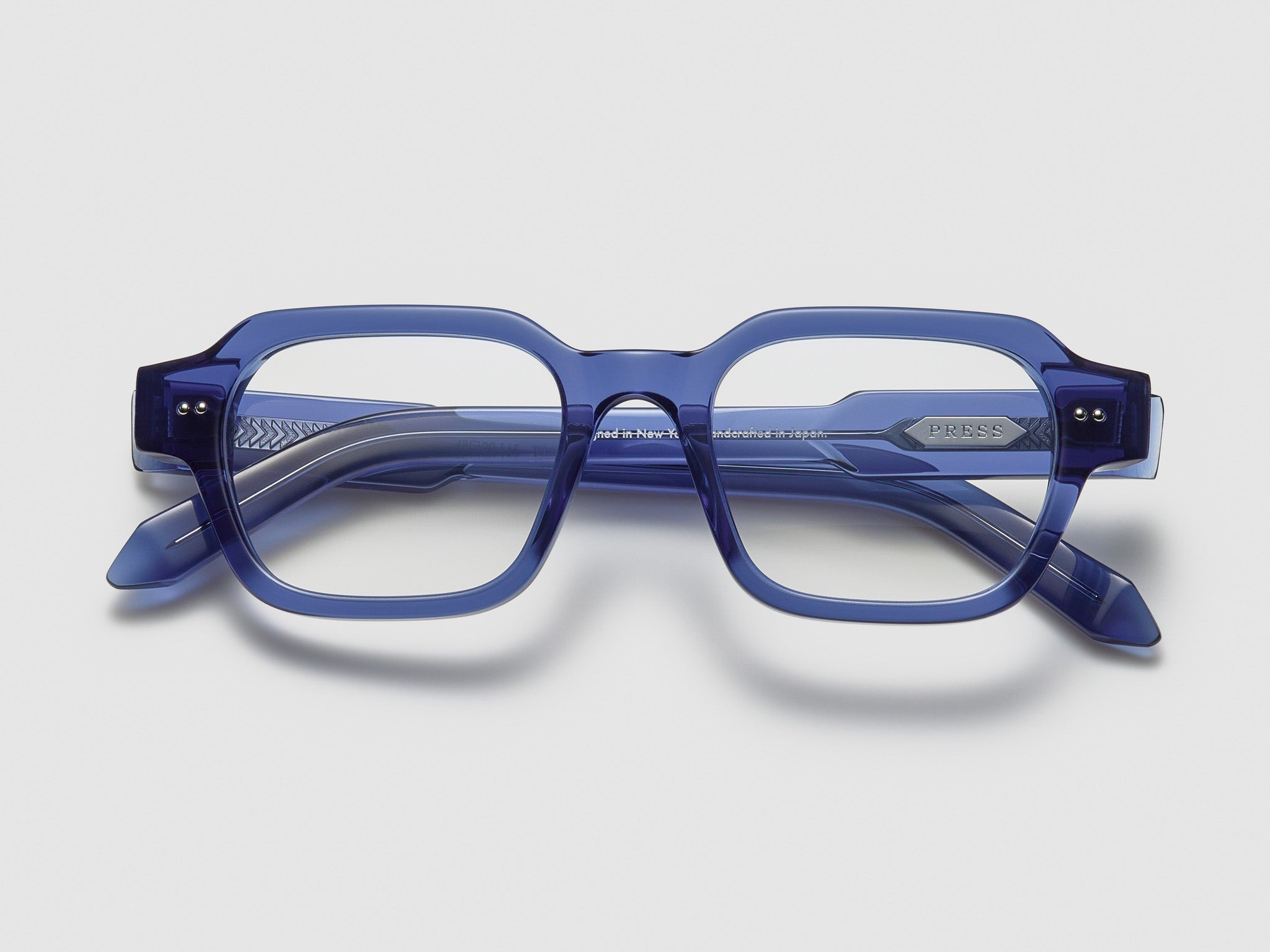 The Face Optical Blue Crystal / Silver - TI002 #color_blue-crystal-silver-ti002