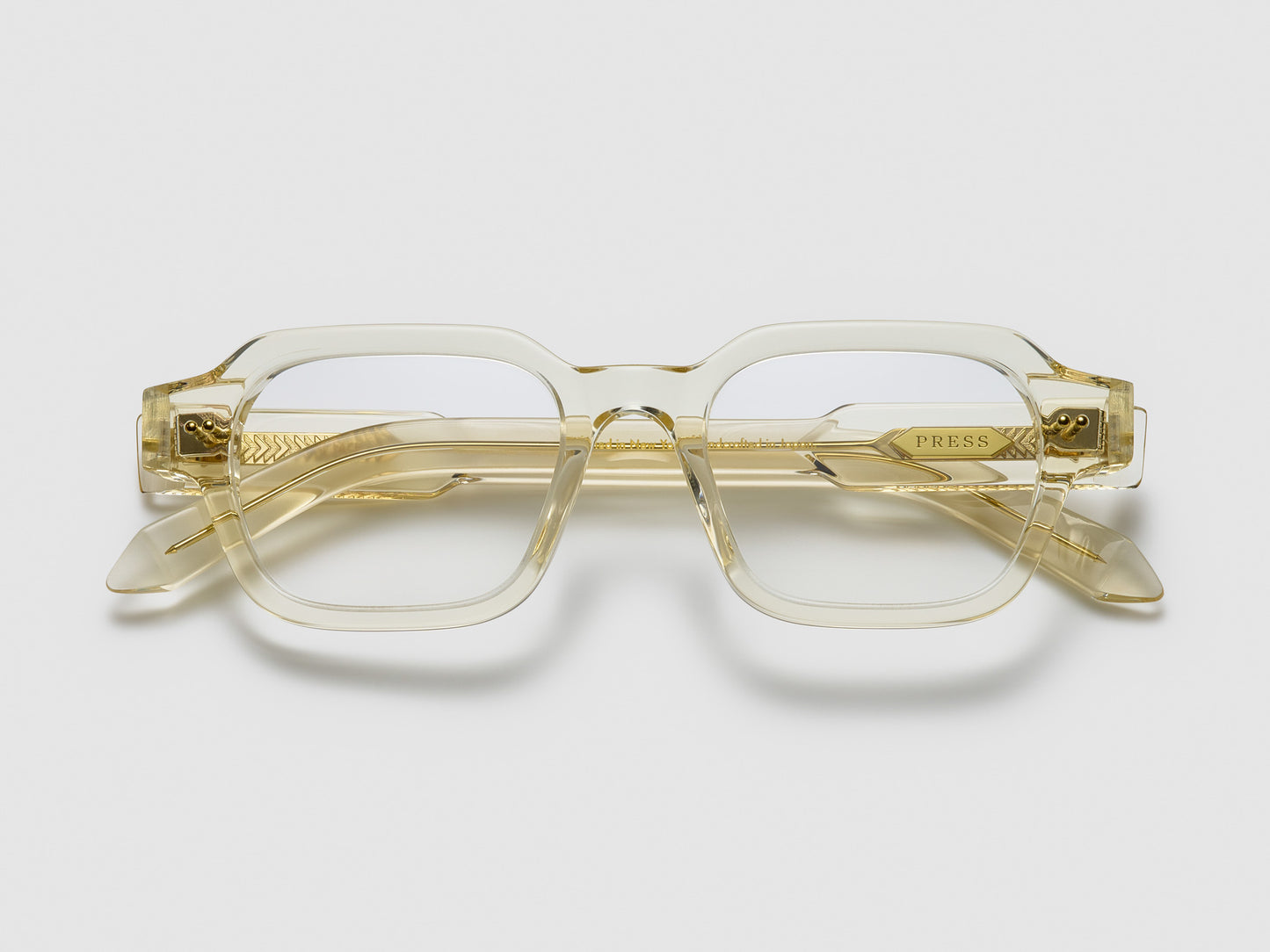 The Face Optical Vintage Crystal / Gold - TI008 #color_vintage-crystal-gold-ti008