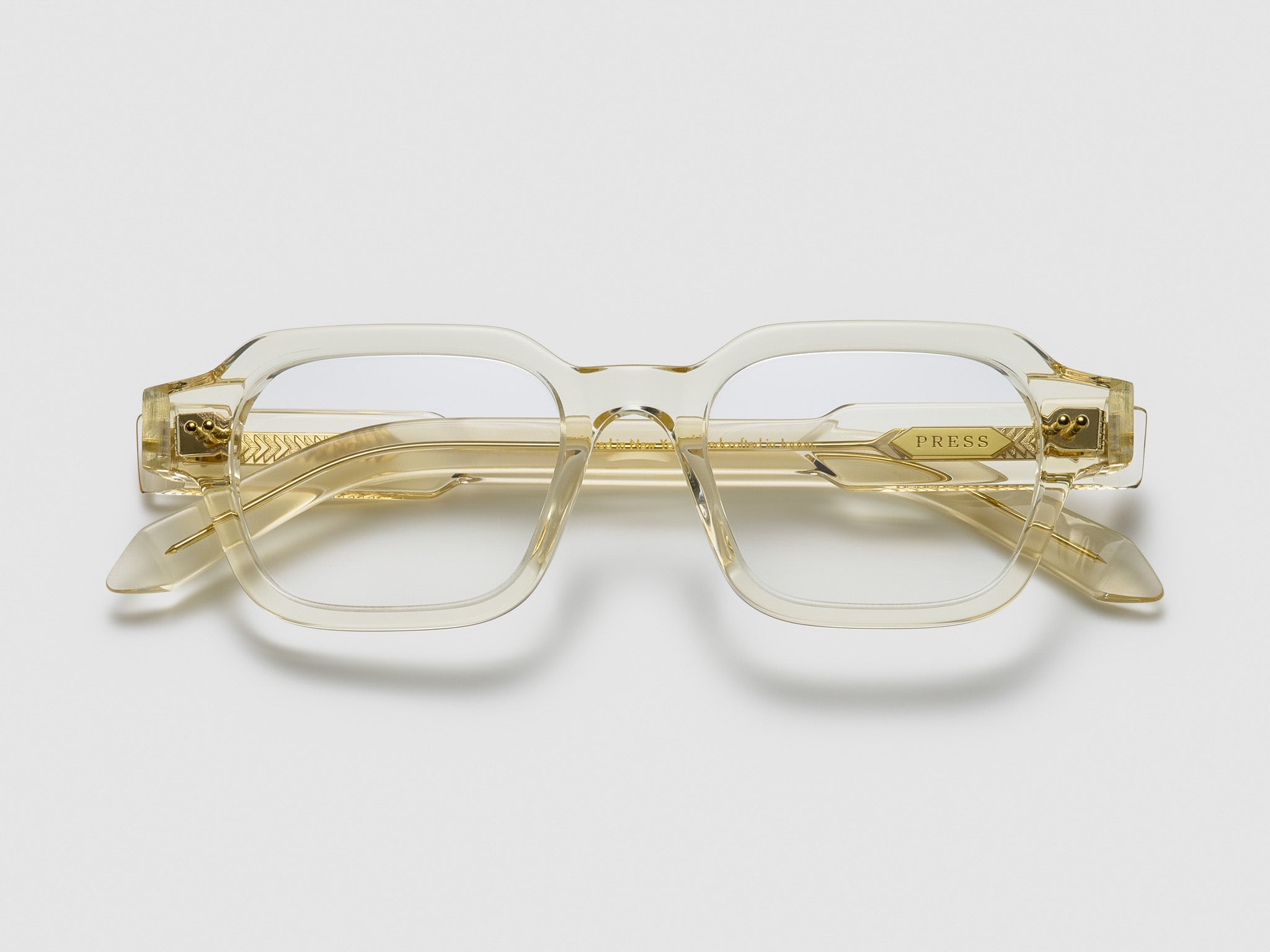The Face Optical Vintage Crystal / Gold - TI008 #color_vintage-crystal-gold-ti008