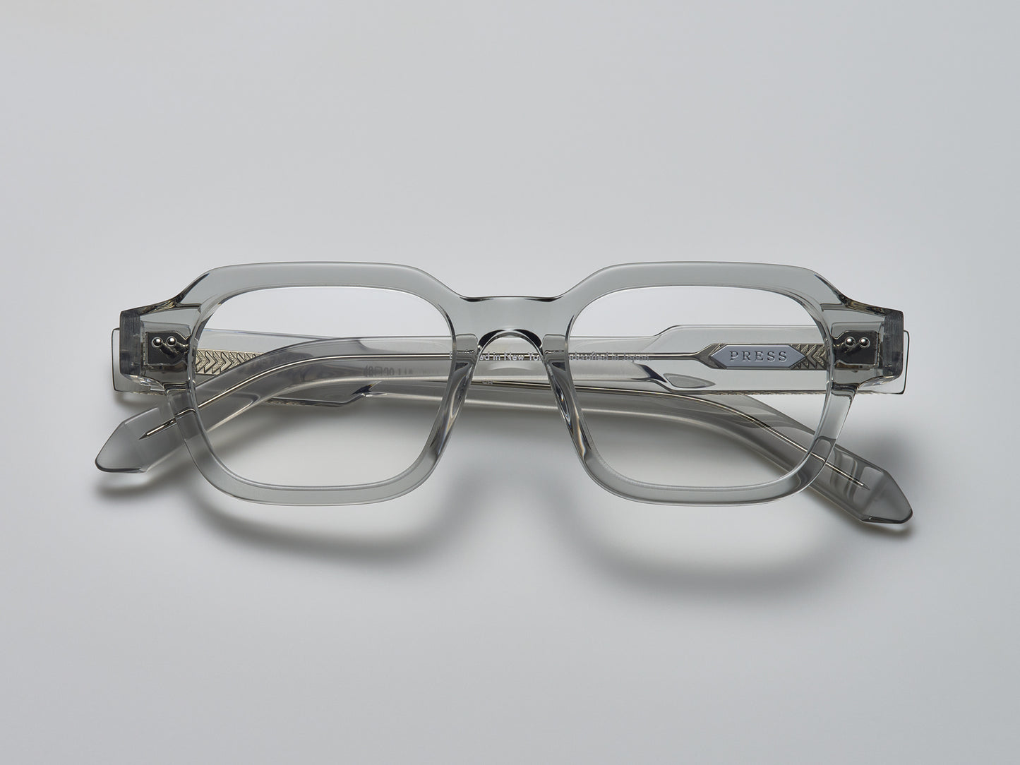 The Face Optical Smoke Crystal / Silver - TI009 #color_smoke-crystal-silver-ti009
