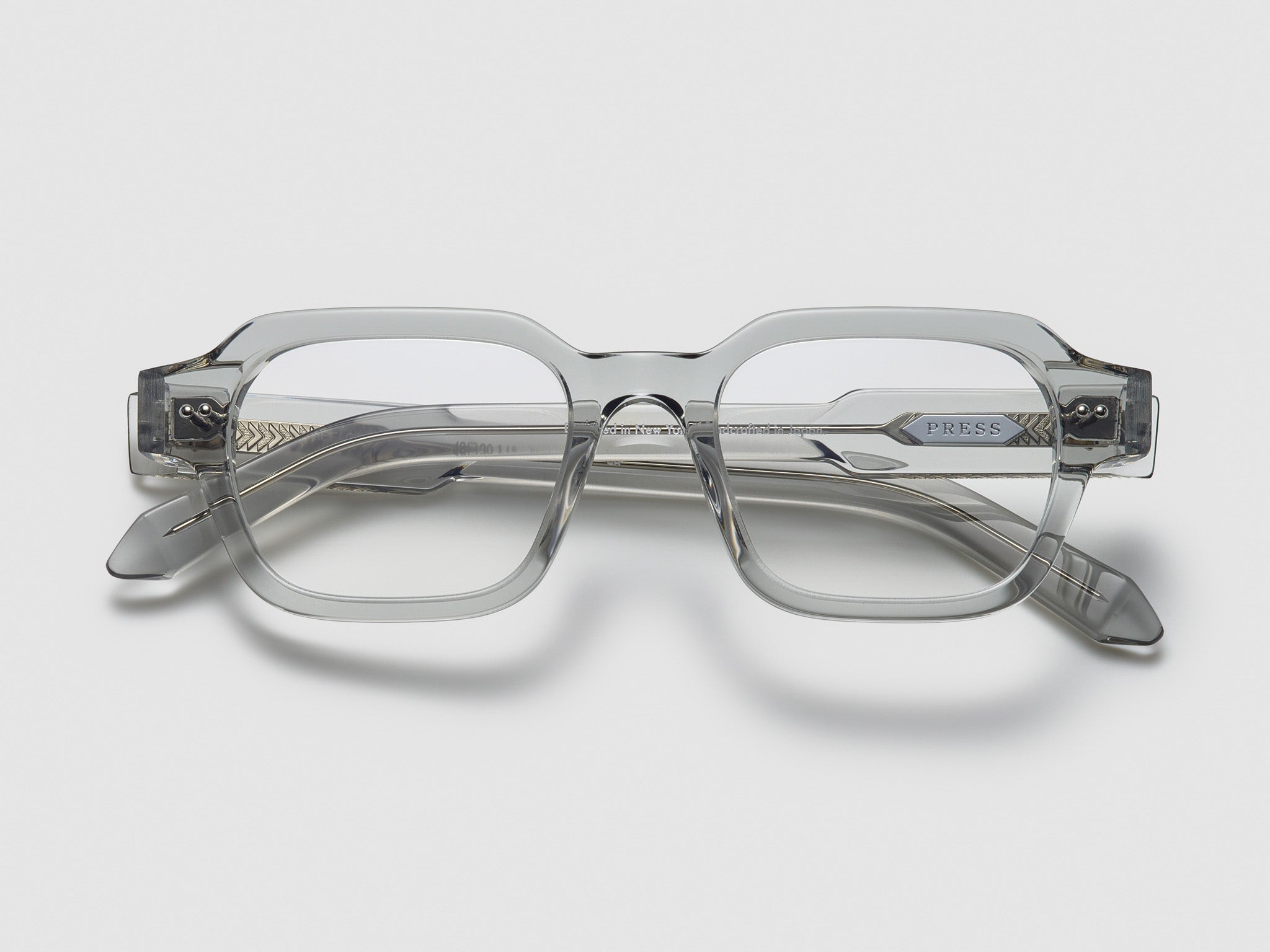 The Face Optical Smoke Crystal / Silver - TI009 #color_smoke-crystal-silver-ti009