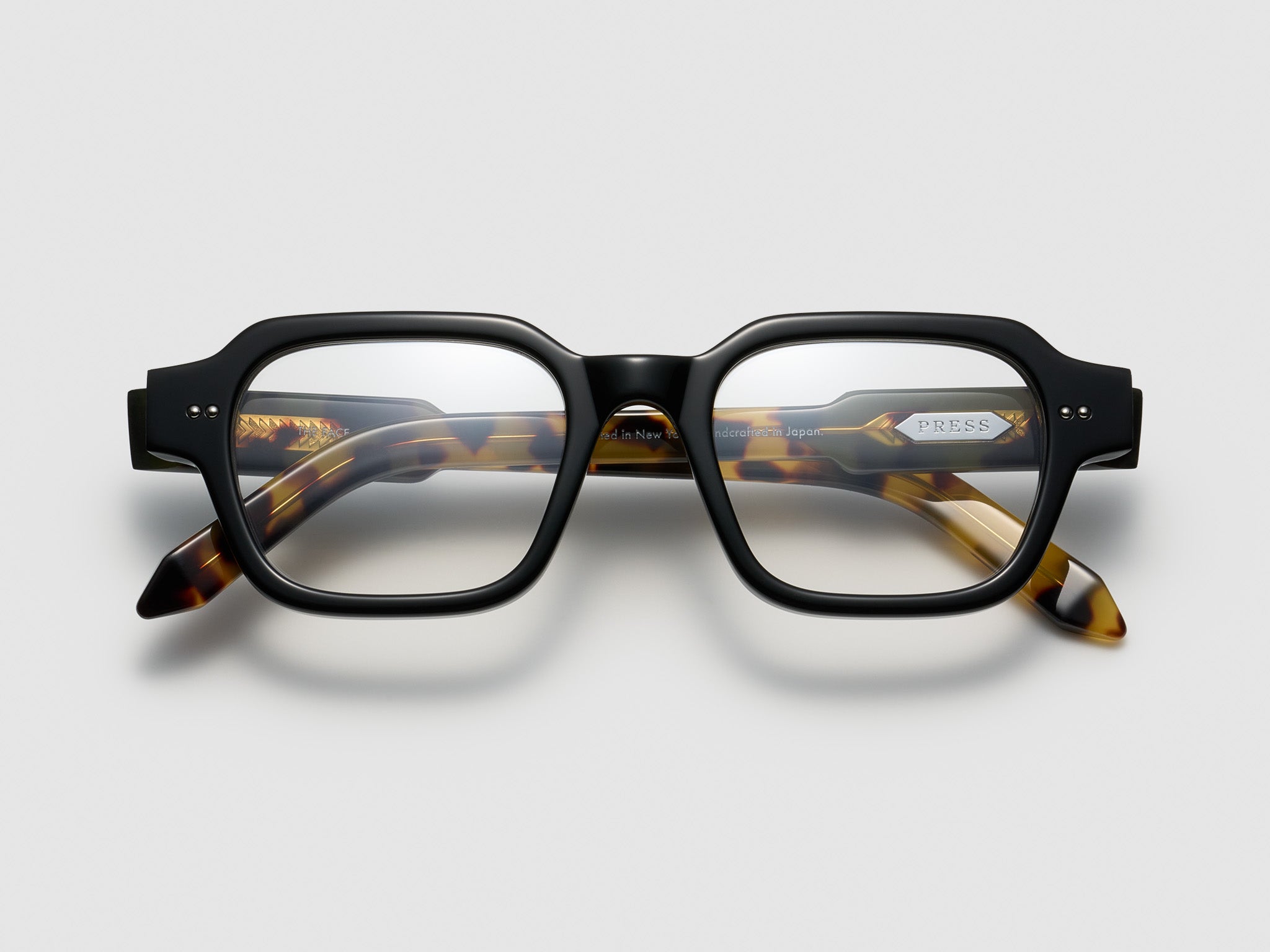 The Face Optical Black Tortoise / Silver - TI015 #color_black-tortoise-silver-ti015