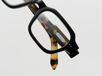 The Face Optical Black Tortoise / Silver - TI015 #color_black-tortoise-silver-ti015