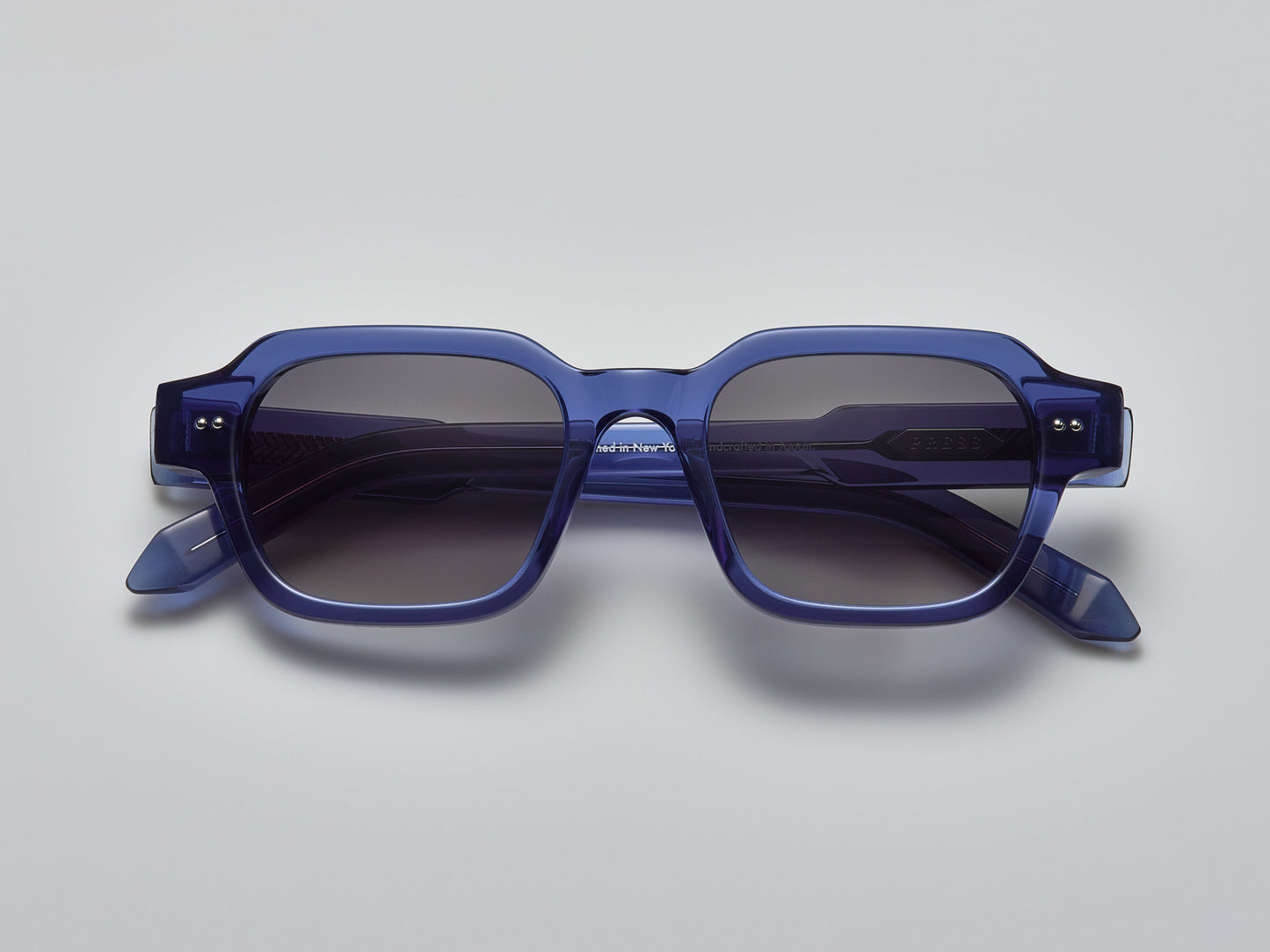 The Face Blue Crystal / Silver - TI002 #color_blue-crystal-silver-ti002