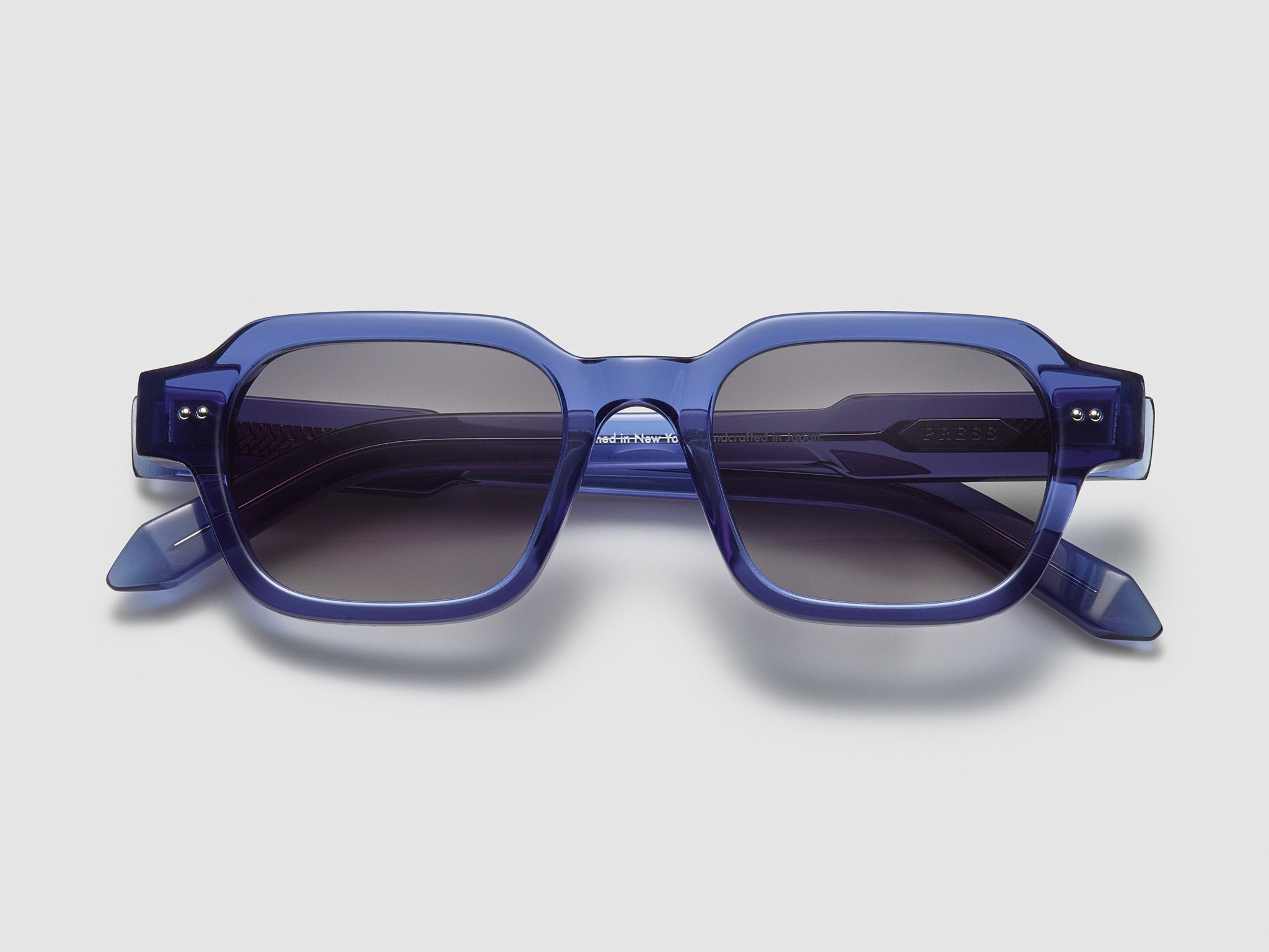 The Face Blue Crystal / Silver - TI002 #color_blue-crystal-silver-ti002