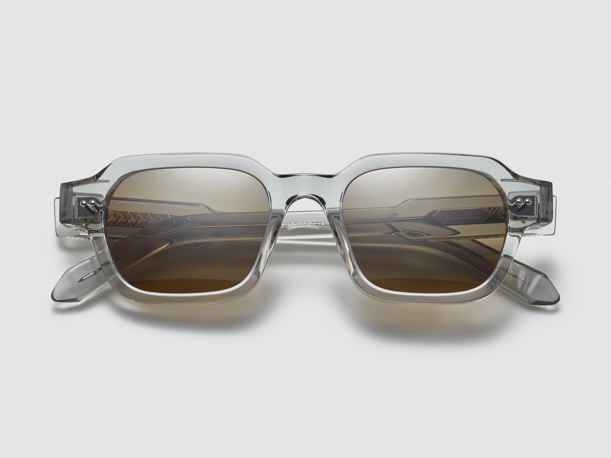 The Face Smoke Crystal / Silver - TI009 #color_smoke-crystal-silver-ti009