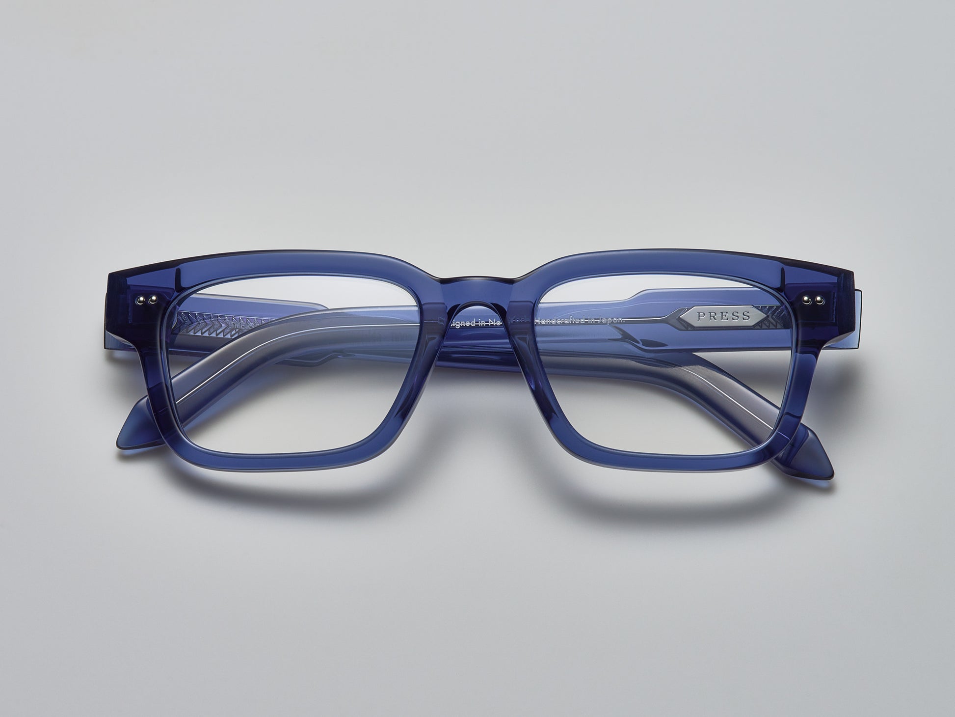 The Genius Optical Blue Crystal / Silver - TI002 #color_blue-crystal-silver-ti002