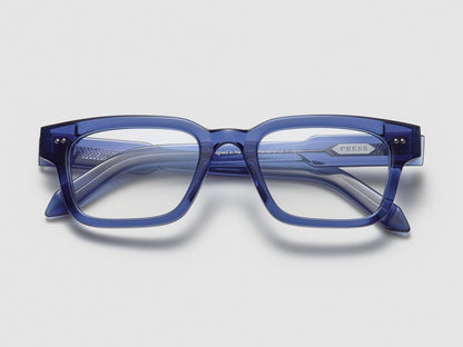 The Genius Optical Blue Crystal / Silver - TI002 #color_blue-crystal-silver-ti002