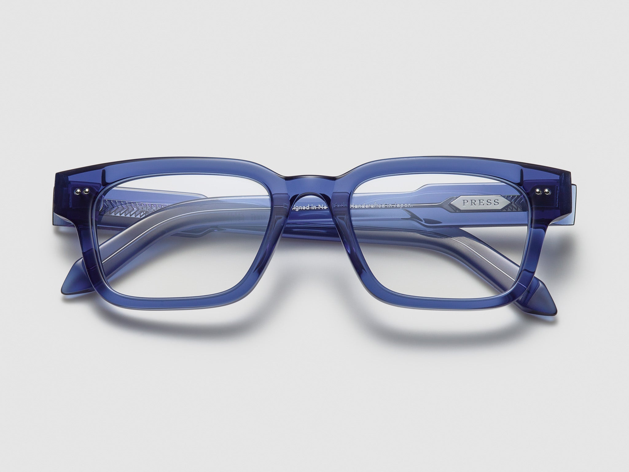 The Genius Optical Blue Crystal / Silver - TI002 #color_blue-crystal-silver-ti002