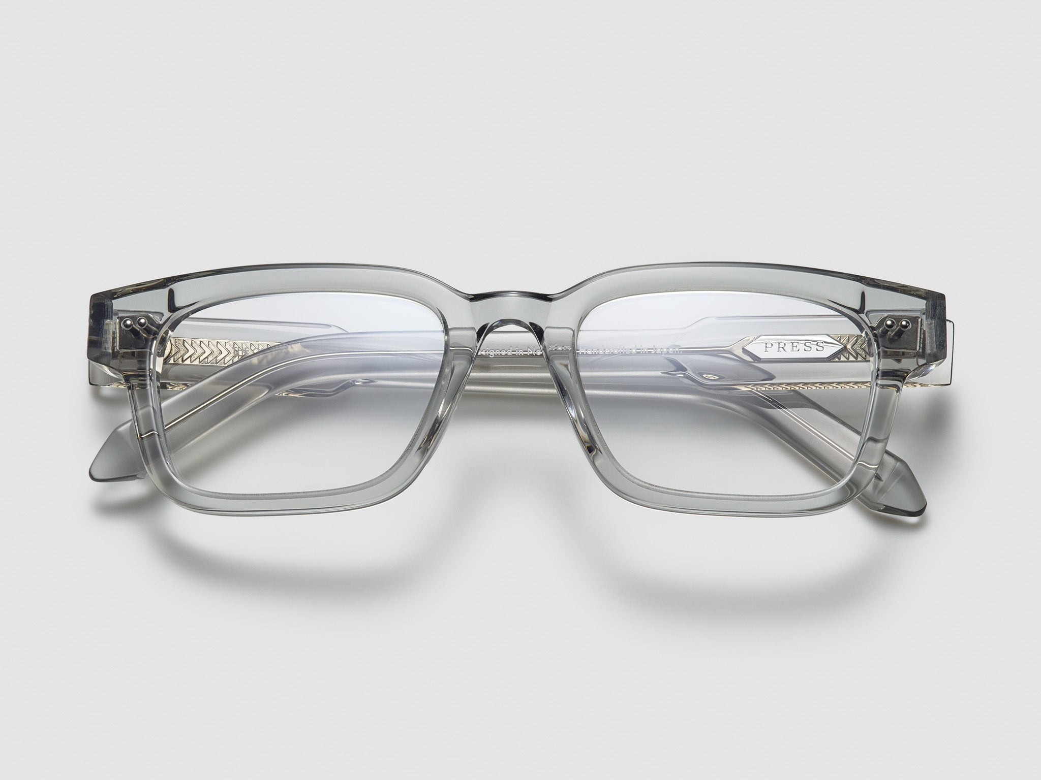 The Genius Optical Smoke Crystal / Silver - TI009 #color_smoke-crystal-silver-ti009