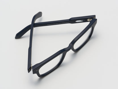 The Genius Optical Matte Navy / Silver - TI014 #color_matte-navy-silver-ti014