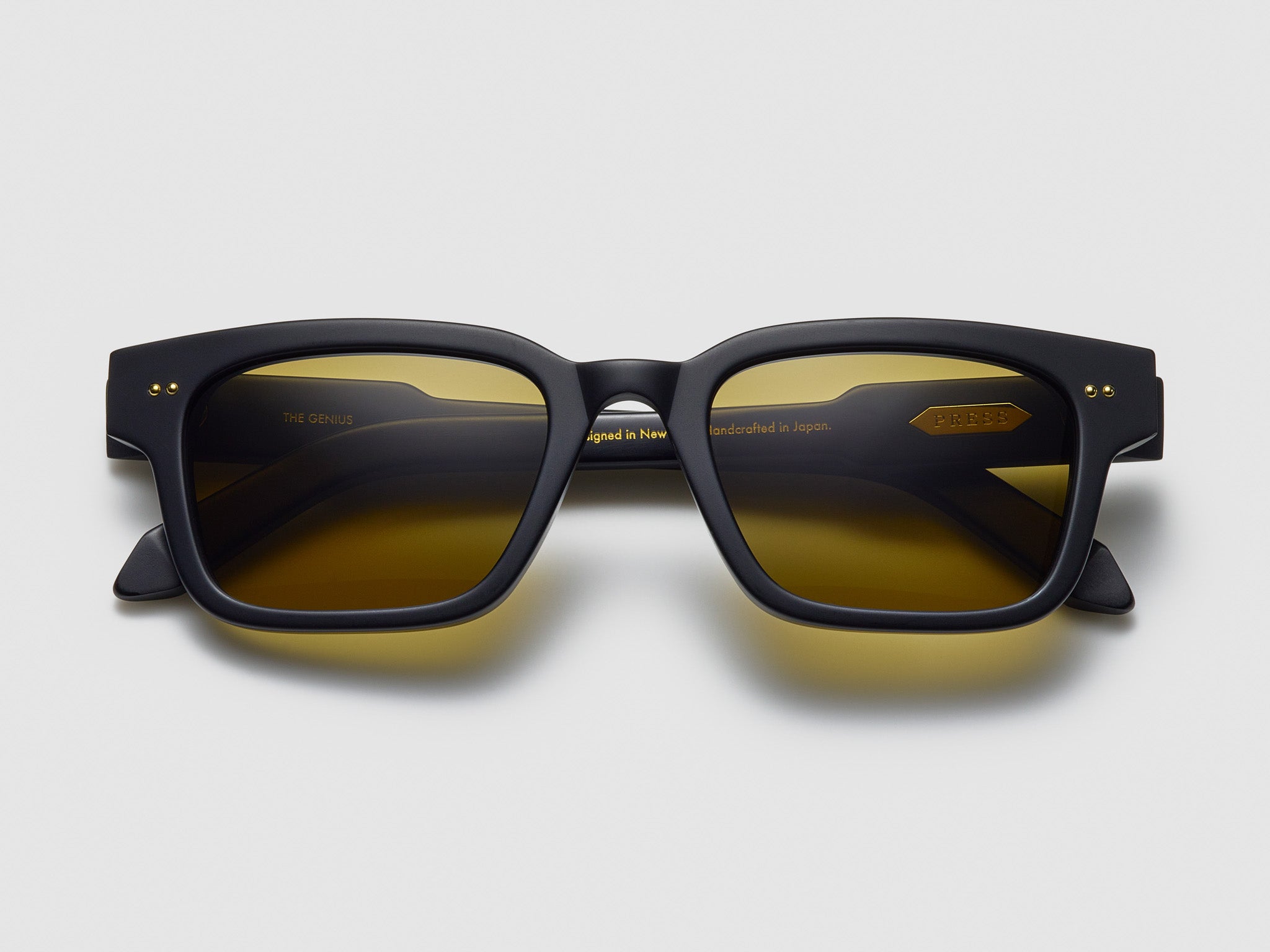 The Genius Matte Black / Gold - TI001 #color_matte-black-gold-ti001