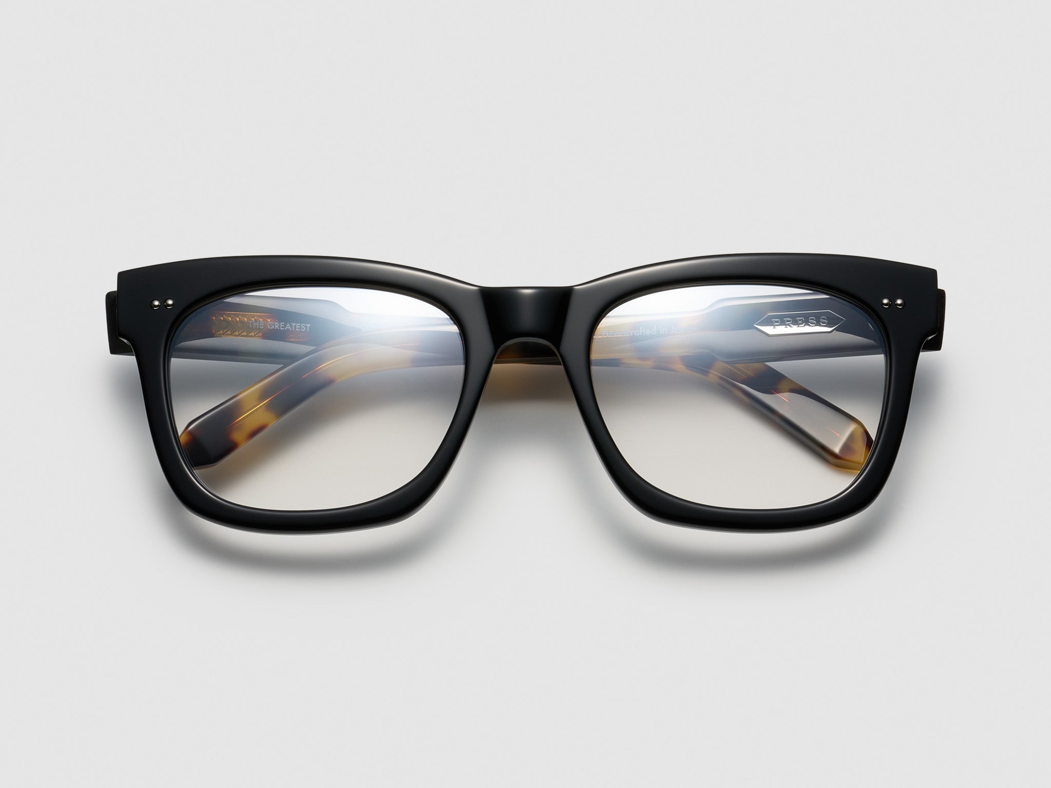 The Greatest Optical Black Tortoise / Silver - TI015 #color_black-tortoise-silver-ti015