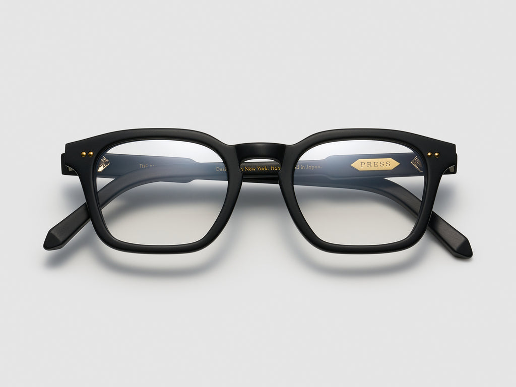The Panther Optical Matte Black / Gold - TI001 #color_matte-black-gold-ti001