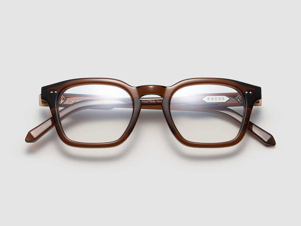 The Panther Optical Cognac / Silver - TI005 #color_cognac-silver-ti005