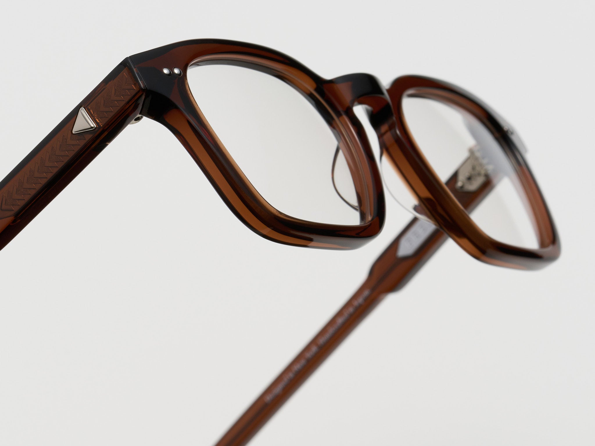The Panther Optical Cognac / Silver - TI005 #color_cognac-silver-ti005