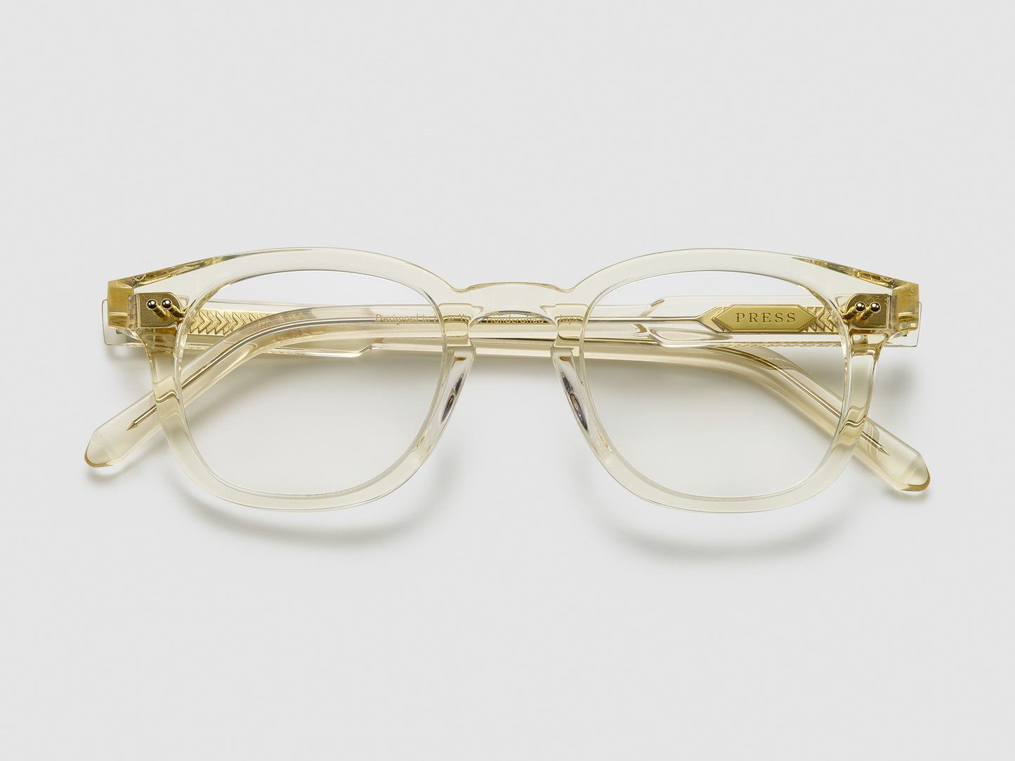The Rebel Optical Vintage Crystal / Gold - TI008 #color_vintage-crystal-gold-ti008