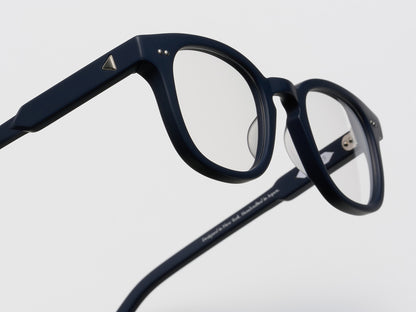 The Rebel Optical Matte Navy / Silver - TI014 #color_matte-navy-silver-ti014