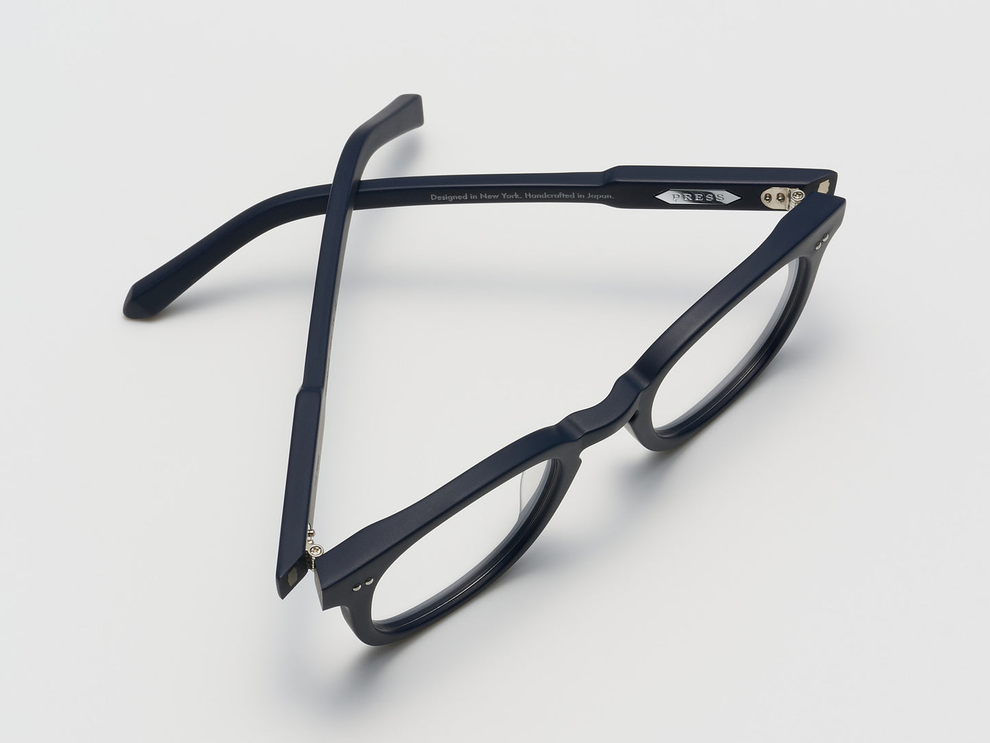 The Rebel Optical Matte Navy / Silver - TI014 #color_matte-navy-silver-ti014