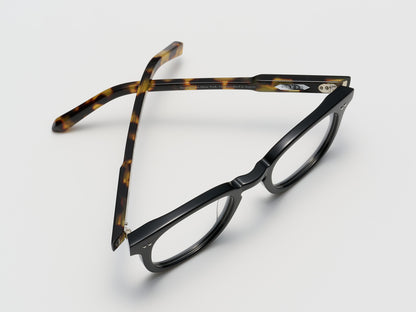 The Rebel Optical Black Tortoise / Silver - TI015 #color_black-tortoise-silver-ti015